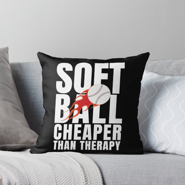 Item preview, Softball Cheaper Than Therapy designed and sold by Crafty-Mornings.
