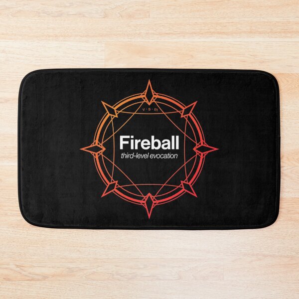 Item preview, Fireball Spell Symbol designed and sold by Unspelled.