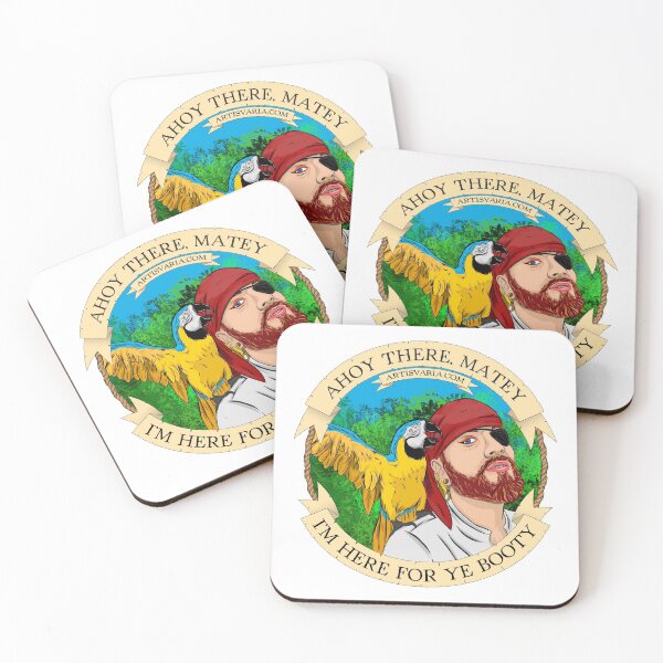 Item preview, Pirate Quote - Ahoy There, Matey - I've Come for Ye Booty designed and sold by RonTo.