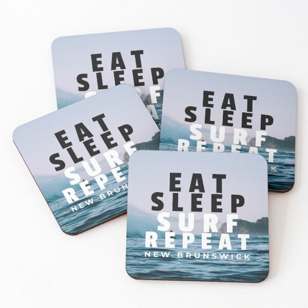 Item preview, Eat. Sleep. Surf. Repeat. New Brunswick designed and sold by NewBrunswickTs.