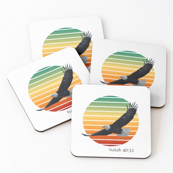 Item preview, Bible Verse Isaiah 40:31 Soar On Wings Like Eagles designed and sold by GeoTeasters.