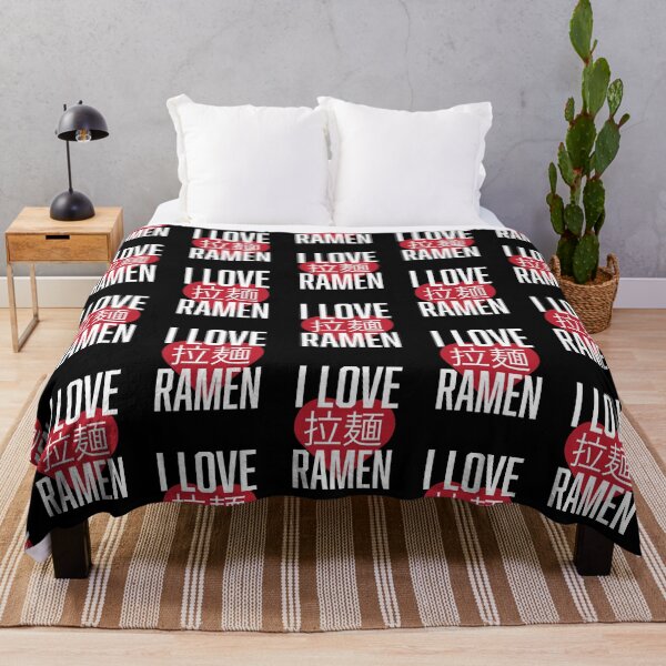 Item preview, I LOVE RAMEN (white text) designed and sold by nicgfx.