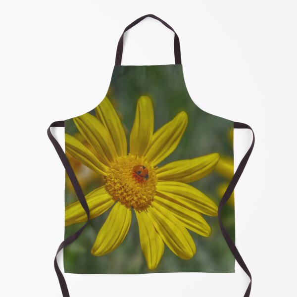 Item preview, Ladybug on Daisy painted effect, Lady bug on yellow daisy designed and sold by naturecdesigns.