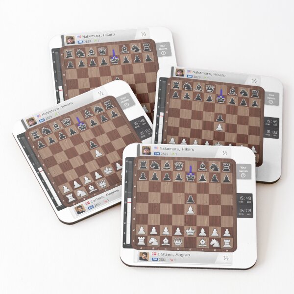 Item preview, Bongcloud Immortal Game: Carlsen-Nakamura designed and sold by GambitChess.