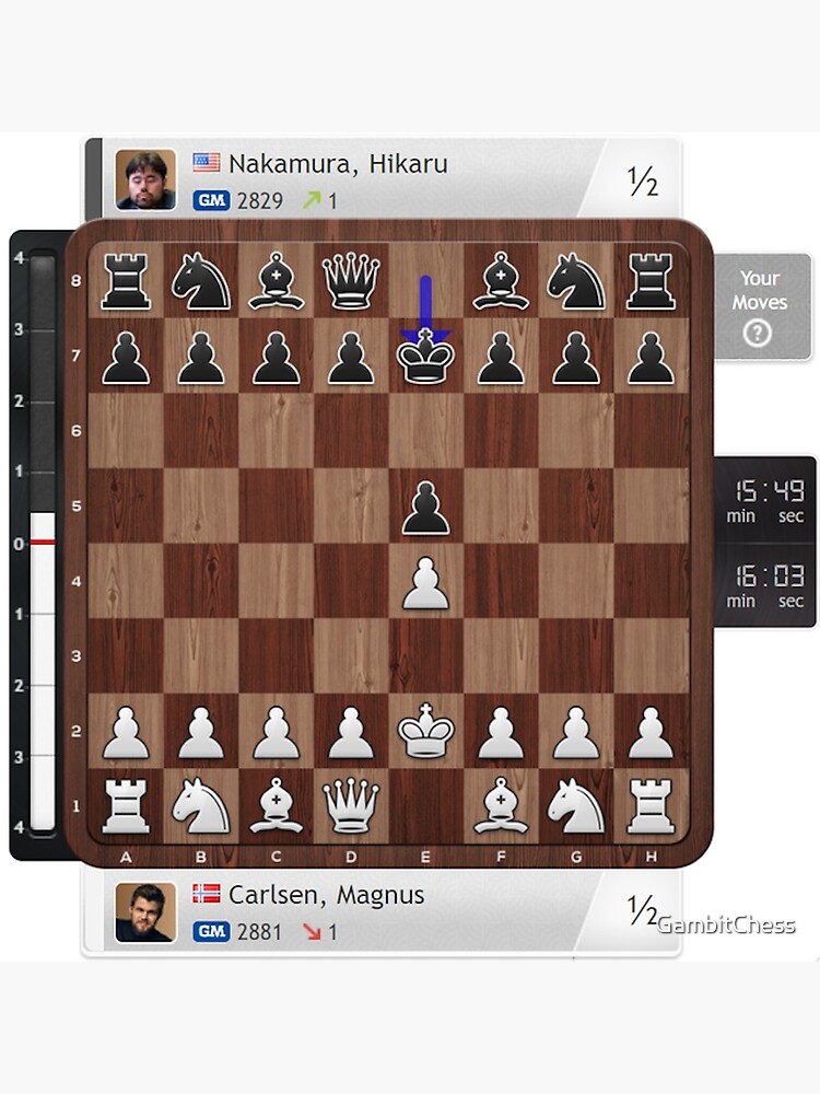 Game 2, Carlsen x Nepo