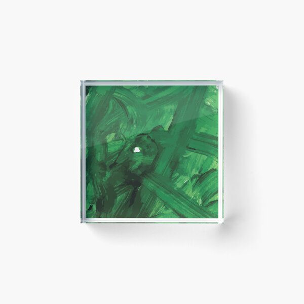 Item preview, Green Acrylic Paint on Paper designed and sold by PSCSCo.