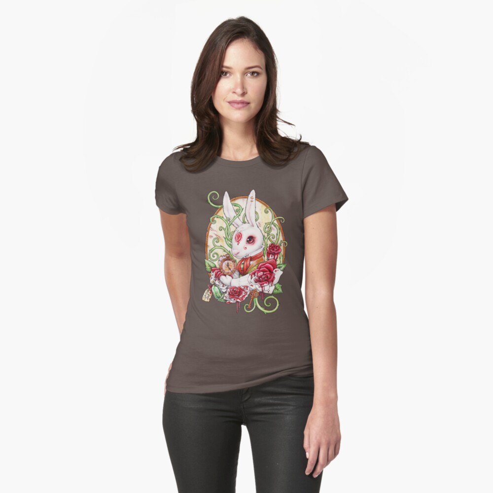 Madriguera del conejo Camiseta entallada