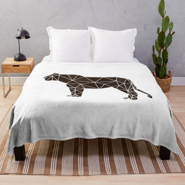 Item preview, Geometric Tiger, White and Black designed and sold by sanashibata.