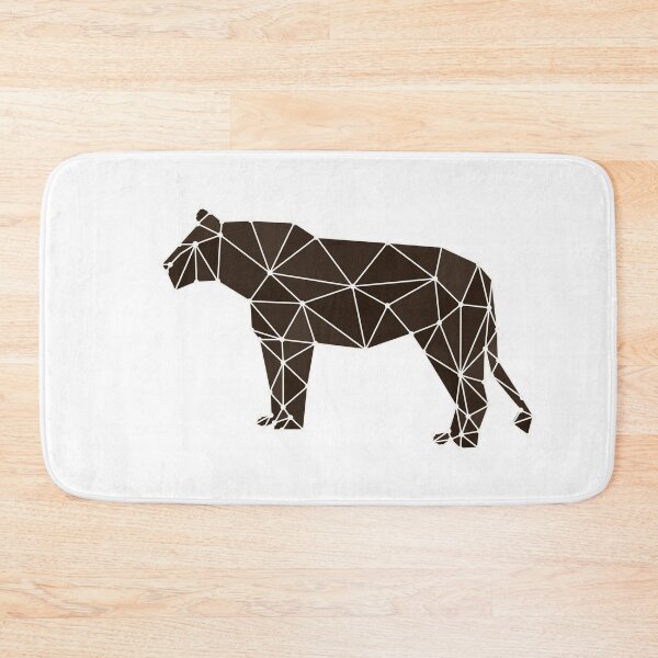 Item preview, Geometric Tiger, White and Black designed and sold by sanashibata.