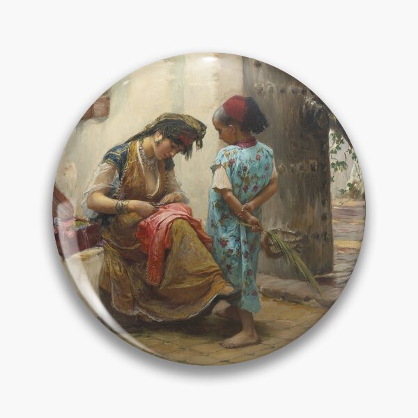 Item preview, Oriental art Sewing lesson orientaliste Frederick arthur Bridgman designed and sold by Akazox.