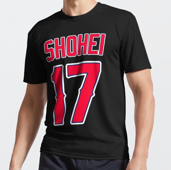 Shohei Ohtani Number 17 T-Shirt black t shirt animal print shirt for boys  mens graphic t-shirts