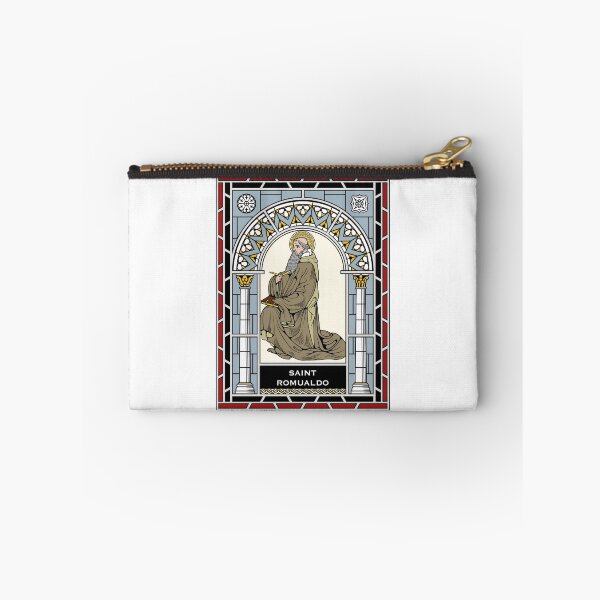 Item preview, ST ROMUALD(O) under STAINED GLASS designed and sold by CatholicSaints.