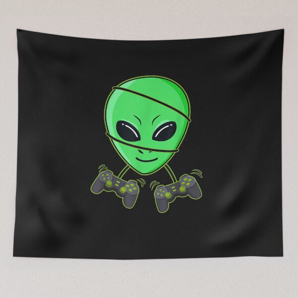 Item preview, Halloween Alien Video Gamer Controllers Boys Kids Girls designed and sold by arabrefugee0695.