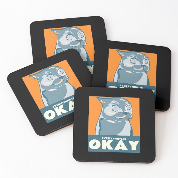 Item preview, Everything Is Okay Cute Cat  designed and sold by Schromen20.