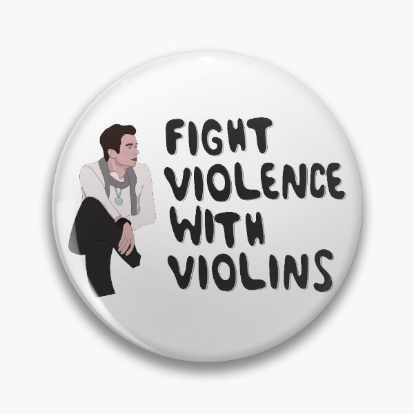 Item preview, John mulaney fight violence with violins designed and sold by kellzy.