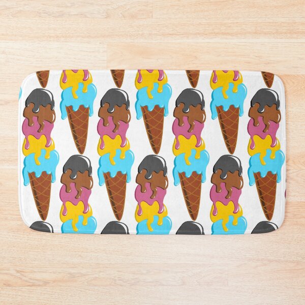 Item preview, Shiny Polygender Ice Cream Cone Pride Flag designed and sold by HarveyHandcraftsandDesigns.