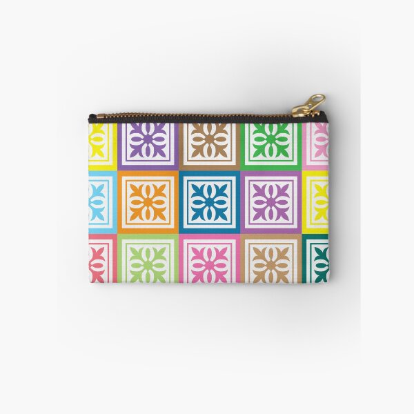 Item preview, Colorful decorative squares pattern designed and sold by perlphoto.