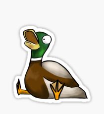 Dicke Stockente Sticker
