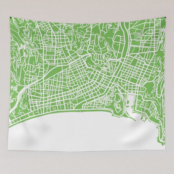 Item preview, Nice Map - Light Green designed and sold by CartoCreative.