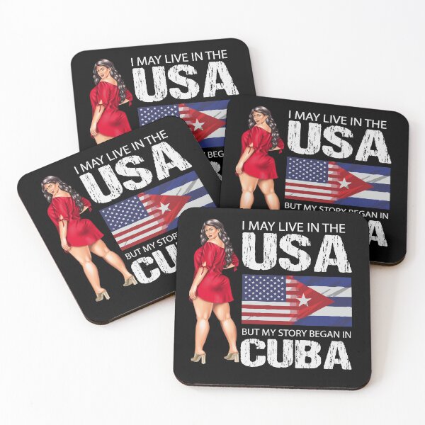 Item preview, I May Live In The USA, But My Story Began In Cuba - Yo Soy Cubanita designed and sold by AwakenedSoul.
