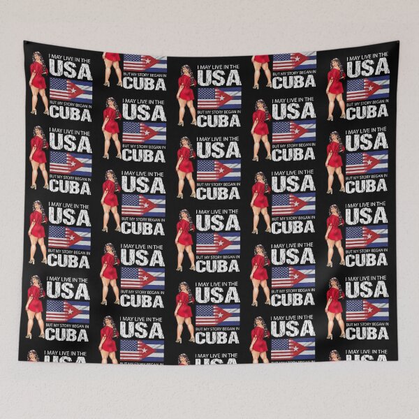 Item preview, I May Live In The USA, But My Story Began In Cuba - Yo Soy Cubanita designed and sold by AwakenedSoul.