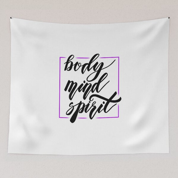 Item preview, Women's printed t-shirt Body Mind Spirit | yoga t-shirt | custom t shirt | namaste t-shirt | t-shirt for women | Namaste designed and sold by PCBoutique.