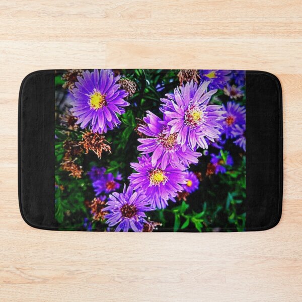 Item preview, Bright Purple Asters Blooming Colorful Design designed and sold by EarthArtDesigns.