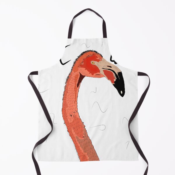 Item preview, Focus flamingo (plain white) designed and sold by Spikynbougiee.