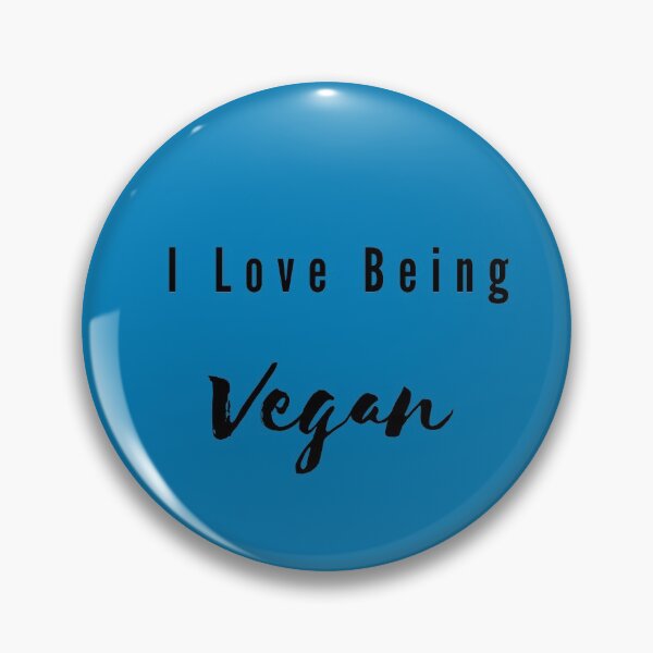 Item preview, I love being Vegan designed and sold by KeksWorkroom.
