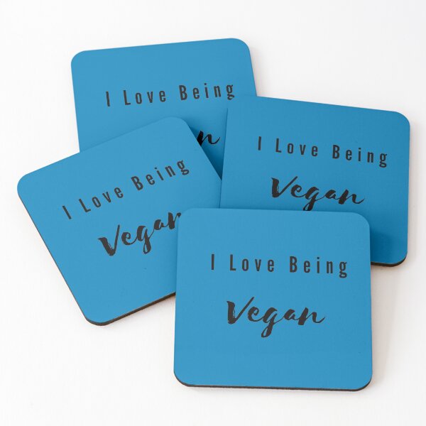 Item preview, I love being Vegan designed and sold by KeksWorkroom.
