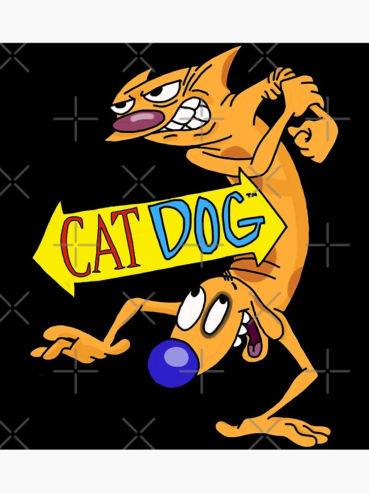 "Cat Movie Funny Catdog Cartoon Cute Daawwwgg" Art Print By ...