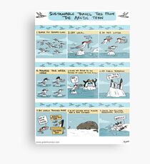 Sustainable Travel Tips from the Arctic Tern Metal Print