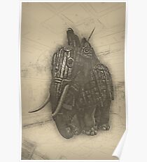 Armoured Elephant Poster