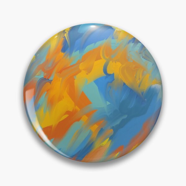 Artikelvorschau, Bright Streaky Paint in Yellow, Orange, Teal, and Blue entworfen und verkauft von cozycaroline.