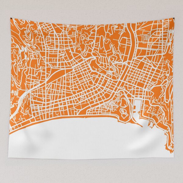 Item preview, Nice Map - Orange designed and sold by CartoCreative.