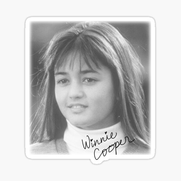 "Winnie Cooper" Sticker for Sale by buckwild Redbubble