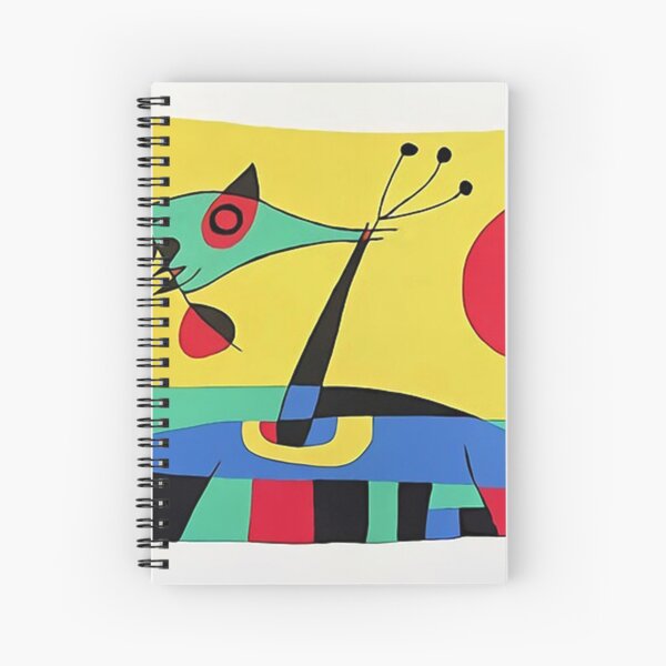 Joan Miro The Sun Spiral Notebook