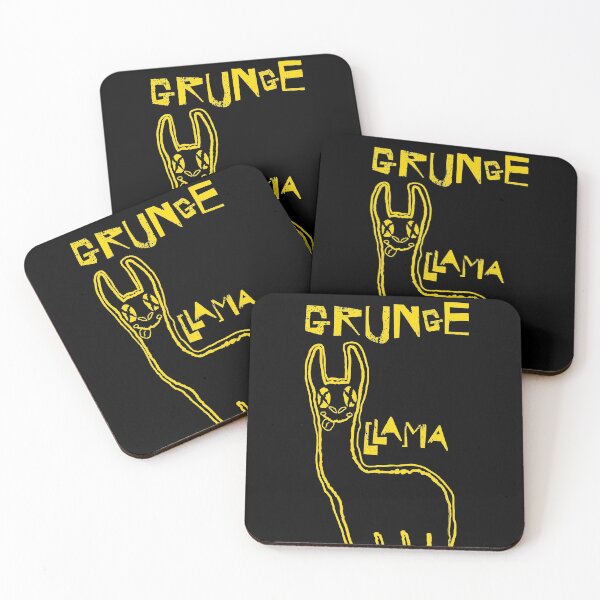 Item preview, Grunge Llama Smiling Face designed and sold by pelagio.