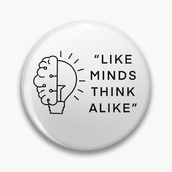 Item preview, Like Minds Think Alike designed and sold by aniicreates.