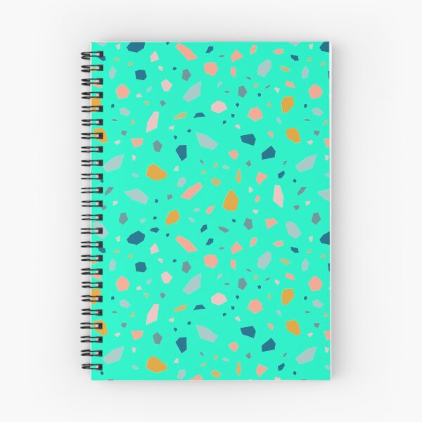 Item preview, Terrazzo Print with turquoise background designed and sold by sanfranglasgow.