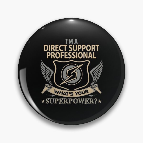 Item preview, Direct Support Professional T Shirt - Superpower Job Gift Item Tee designed and sold by ownjuliann.