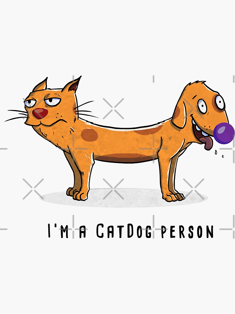 "Garfield Movie Funny Catdog Cartoon Cute" Sticker For Sale By ...