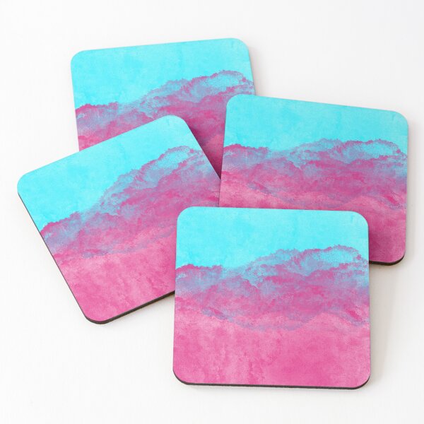 Item preview, Blue Purple Pink watercolor background designed and sold by MamaSweetea.