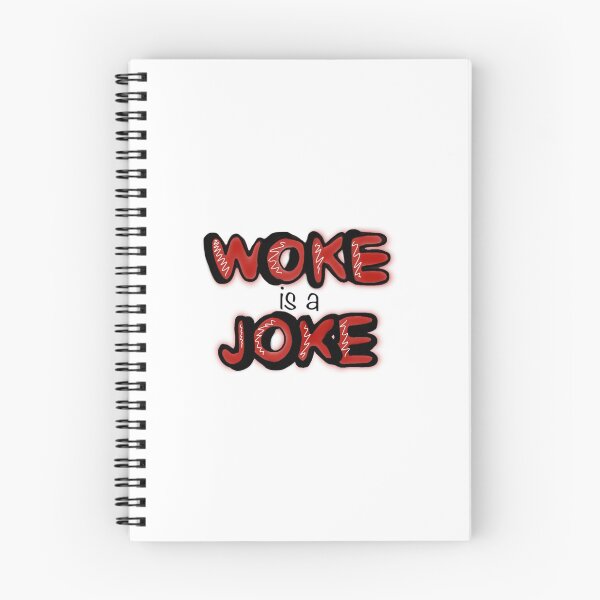 Item preview, woke is a joke designed and sold by STARK45701.