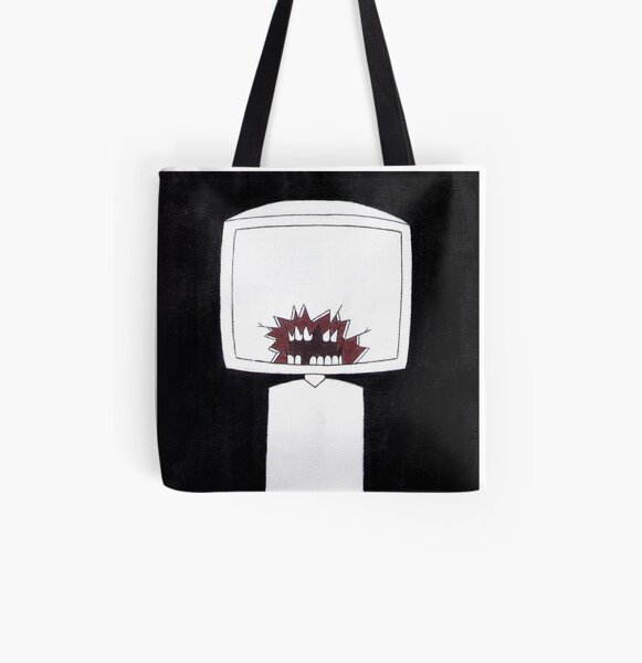 crimson All Over Print Tote Bag
