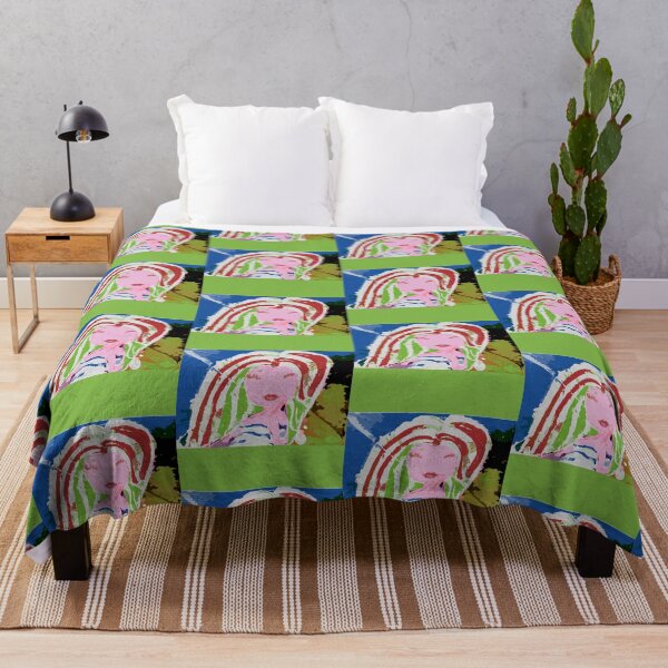 A sexy girl Throw Blanket