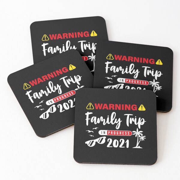 Item preview, Warning family trip in progress 2021 designed and sold by ShutterKapan.