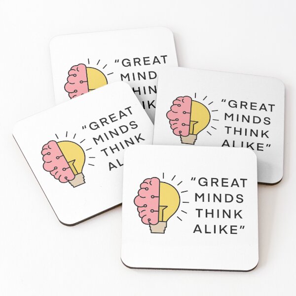 Item preview, Great Minds Think Alike designed and sold by aniicreates.