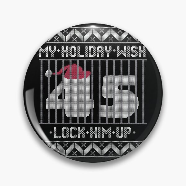Item preview, Ugly Christmas Holiday Wish Lock Him Up - Impeach and Convict president 45 designed and sold by Good-Politics.