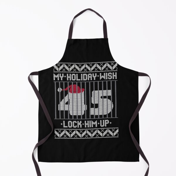 Item preview, Ugly Christmas Holiday Wish Lock Him Up - Impeach and Convict president 45 designed and sold by Good-Politics.